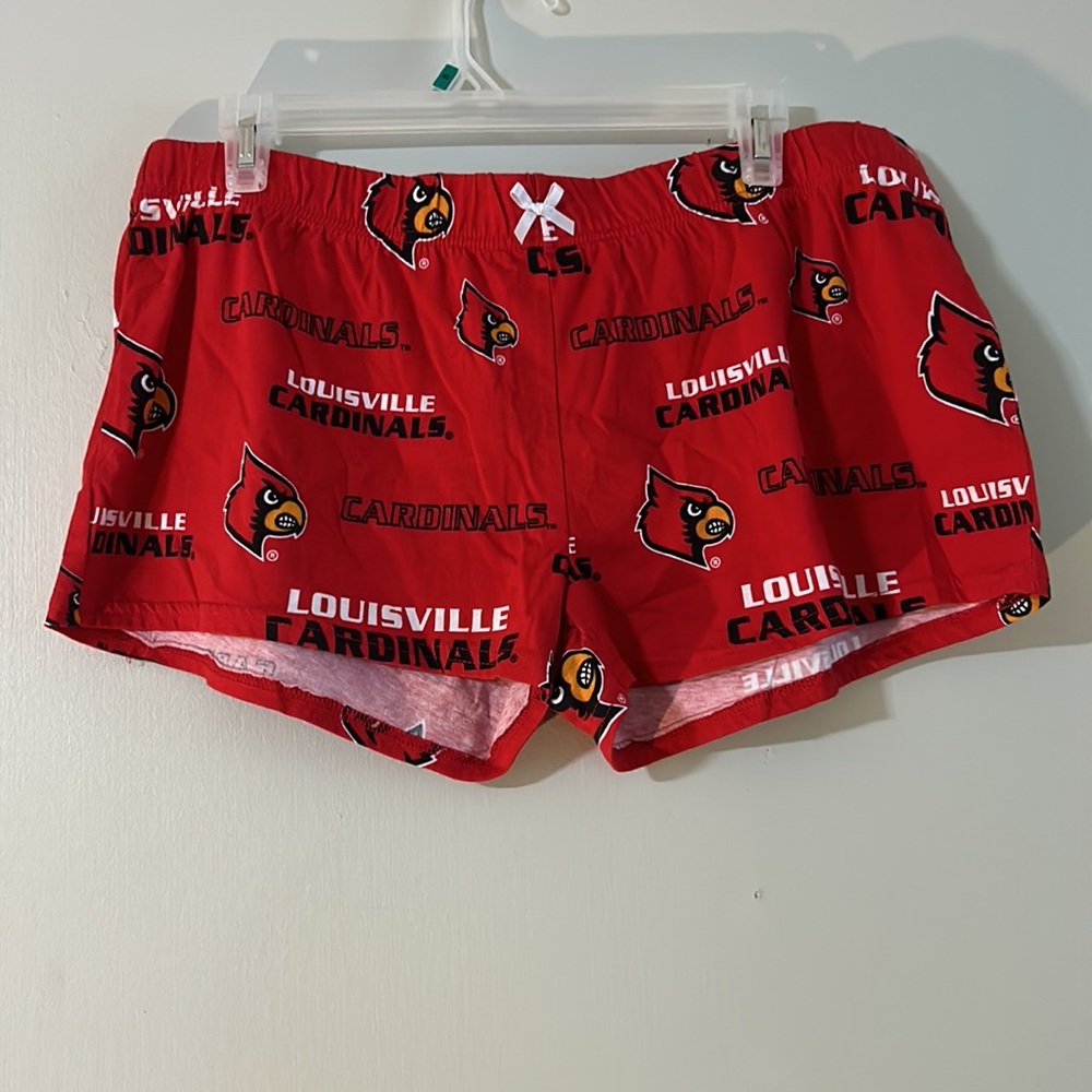 SIDELINE APPAREL Red Black Graphic tank an shorts Louisville Cardinal Sleepwear - Picture 8 of 11